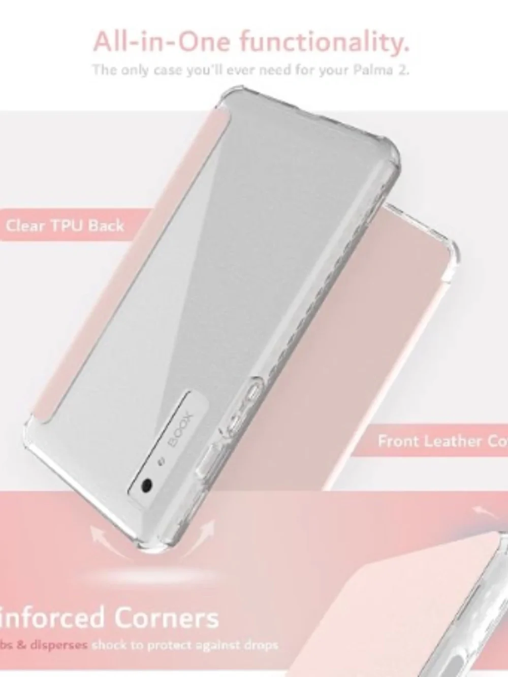 TUDIA SKN FLIP V2 Case Designed for Onyx Boox Palma 2